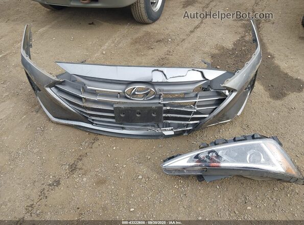 5NPD74LF5KH463861 2019 HYUNDAI ELANTRA Gray Սարքավորումների վահանակի տեսք