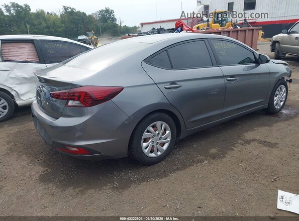 5NPD74LF5KH463861 2019 HYUNDAI ELANTRA Gray Հետևի աջ
