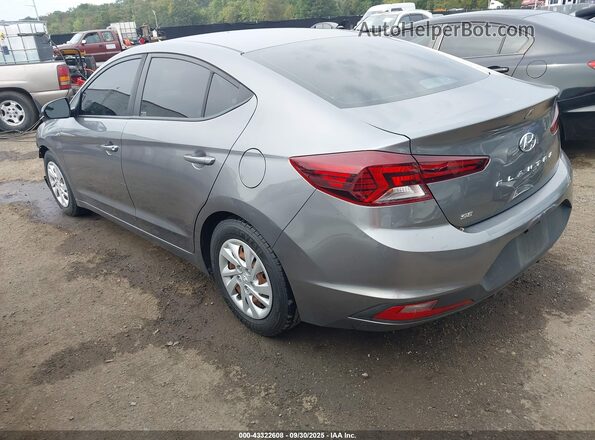 5NPD74LF5KH463861 2019 HYUNDAI ELANTRA Gray Հետևի ձախ