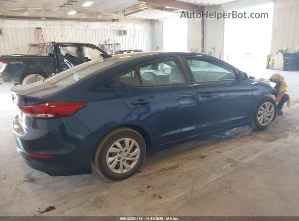 5NPD74LF6HH183424 2017 HYUNDAI ELANTRA Blue Rear right