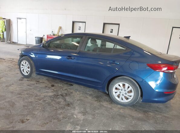5NPD74LF6HH183424 2017 HYUNDAI ELANTRA Blue Rear left