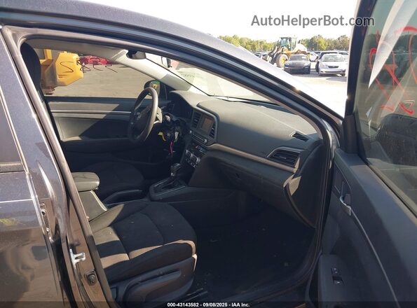 5NPD74LF6LH602929 2020 HYUNDAI ELANTRA Gray Front interior view