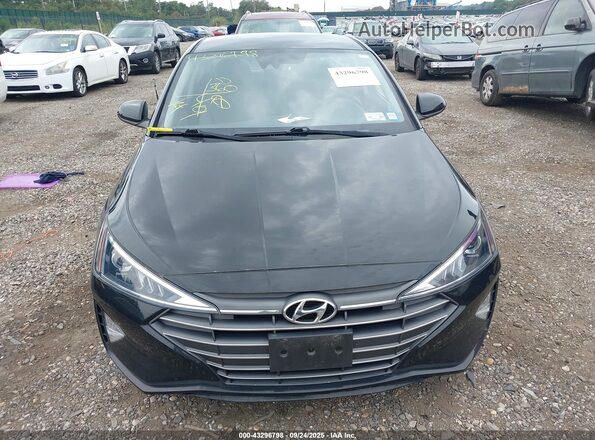 5NPD74LF6LH603594 2020 HYUNDAI ELANTRA Black Widok zestawu wskaźników