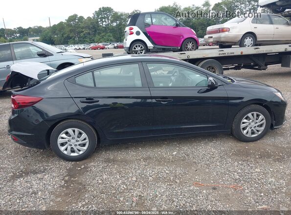 5NPD74LF6LH603594 2020 HYUNDAI ELANTRA Black Widok wnętrza z tyłu