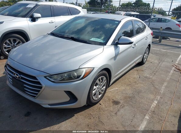 5NPD74LF7HH067844 2017 HYUNDAI ELANTRA Silver Front left
