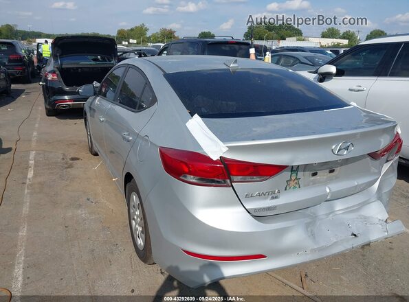 5NPD74LF7HH067844 2017 HYUNDAI ELANTRA Silver Rear left