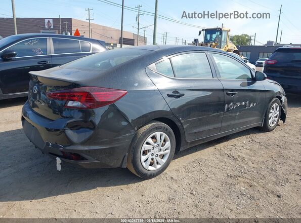 5NPD74LF7LH562876 2020 HYUNDAI ELANTRA Black Tył prawy