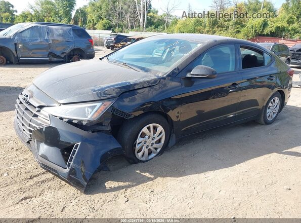 5NPD74LF7LH562876 2020 HYUNDAI ELANTRA Black Przód lewy