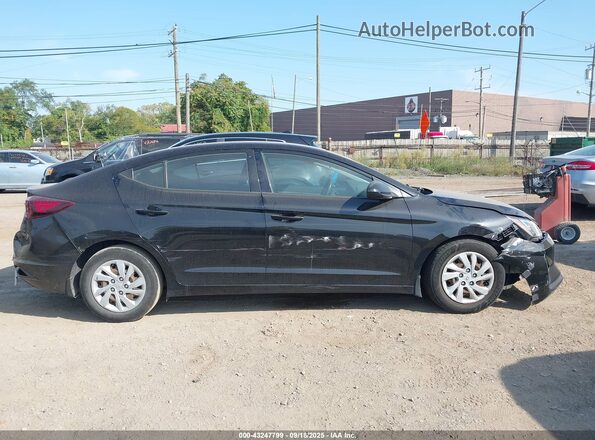 5NPD74LF7LH562876 2020 HYUNDAI ELANTRA Black Widok zestawu wskaźników