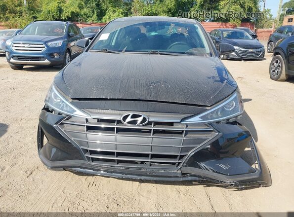 5NPD74LF7LH562876 2020 HYUNDAI ELANTRA Black Widok deski rozdzielczej