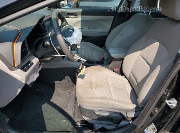 5NPD74LF8LH546864 2020 HYUNDAI ELANTRA Black წინა სალონის ხედი