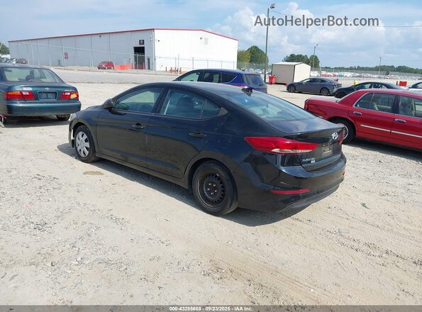 5NPD74LF9HH174751 2017 HYUNDAI ELANTRA Black უკანა მარცხენა