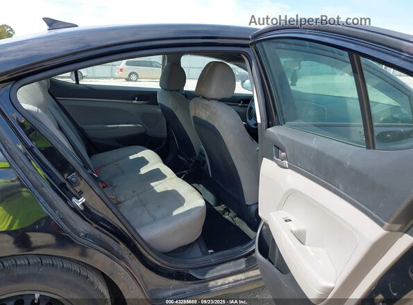5NPD74LF9HH174751 2017 HYUNDAI ELANTRA Black VIN კოდის სტიკერის ხედი
