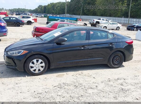 5NPD74LF9HH174751 2017 HYUNDAI ELANTRA Black წინა ხედი