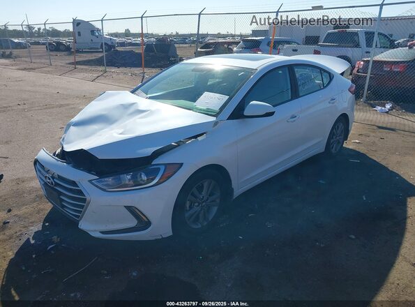 5NPD84LF0JH347981 2018 HYUNDAI ELANTRA White 