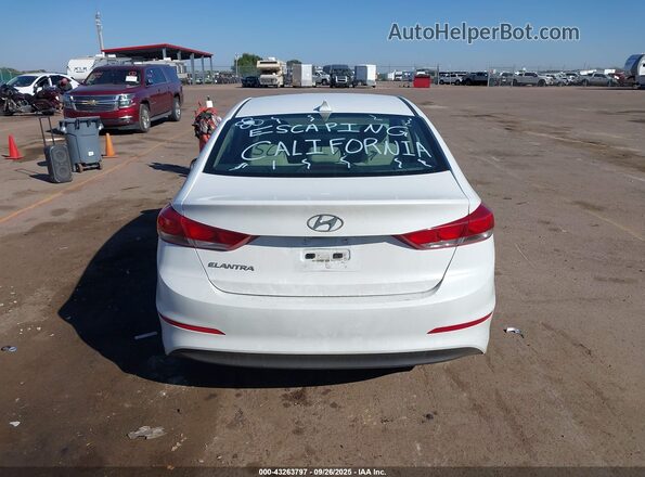 5NPD84LF0JH347981 2018 HYUNDAI ELANTRA White 