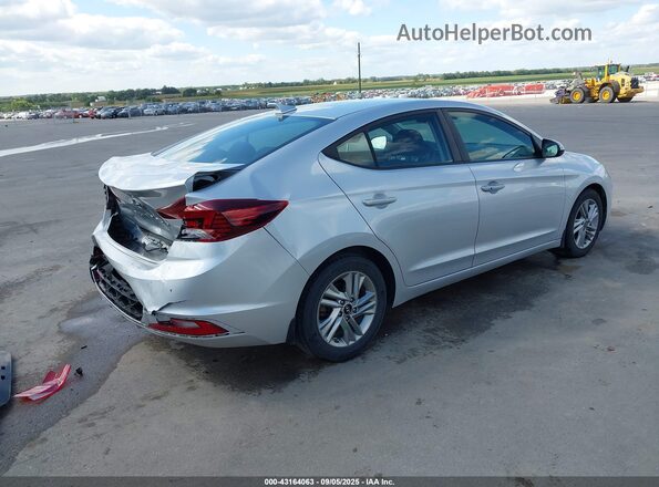 5NPD84LF0LH528047 2020 HYUNDAI ELANTRA Silver Rear right