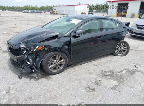 5NPD84LF1JH256833 2018 HYUNDAI ELANTRA Black 