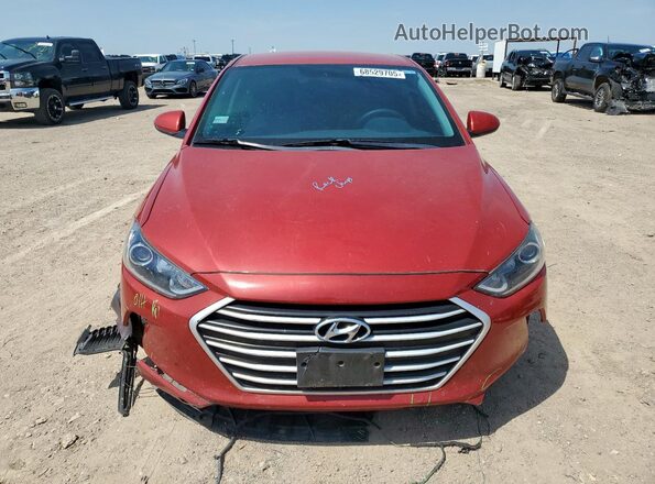 5NPD84LF1JH312236 2018 HYUNDAI ELANTRA Красный 