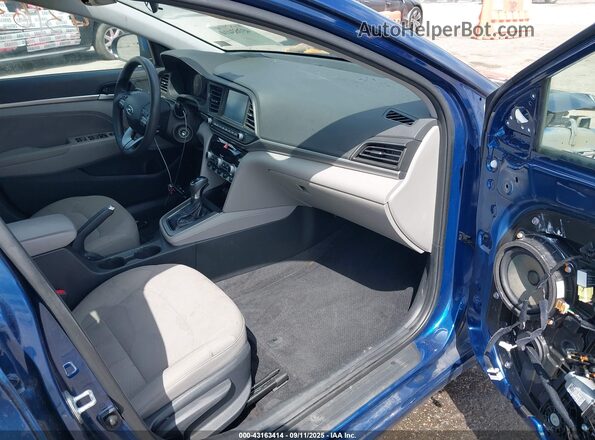 5NPD84LF1LH561655 2020 HYUNDAI ELANTRA Blue Front interior view