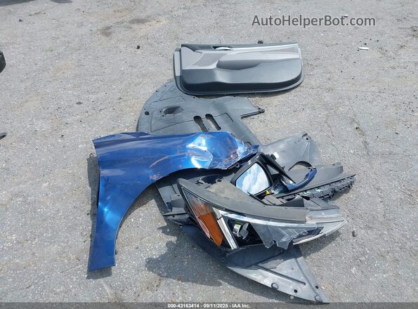 5NPD84LF1LH561655 2020 HYUNDAI ELANTRA Blue Instrument cluster view