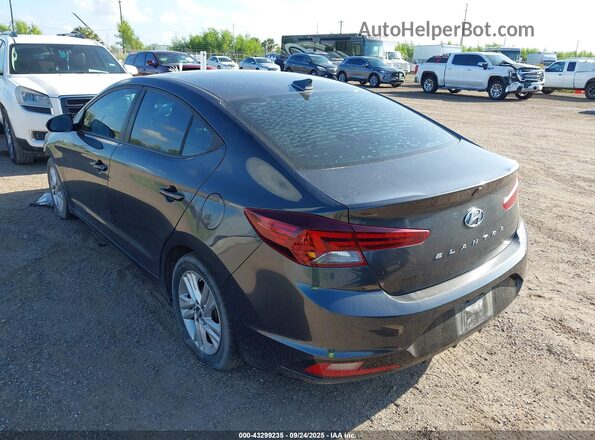 5NPD84LF1LH593490 2020 HYUNDAI ELANTRA Gray Հետևի ձախ