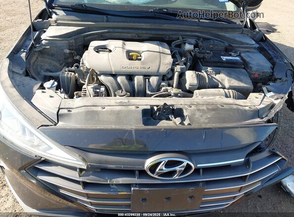 5NPD84LF1LH593490 2020 HYUNDAI ELANTRA Gray Հետևի տեսք