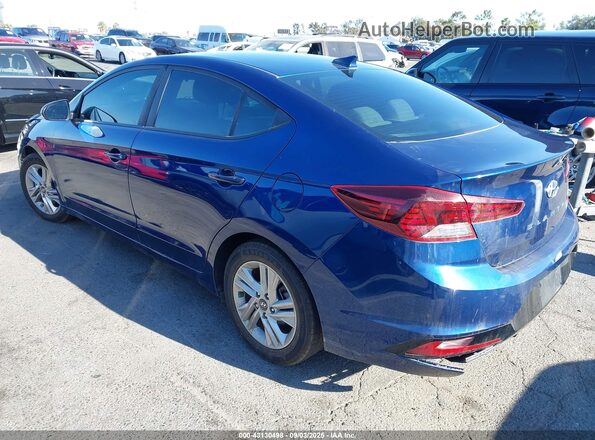 5NPD84LF1LH601815 2020 HYUNDAI ELANTRA Blue Հետևի ձախ