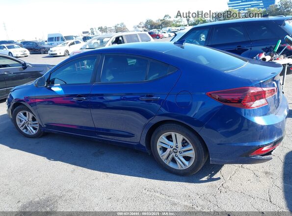 5NPD84LF1LH601815 2020 HYUNDAI ELANTRA Blue Սալոնի հետևի տեսք