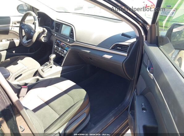 5NPD84LF1LH611230 2020 HYUNDAI ELANTRA Black წინა სალონის ხედი