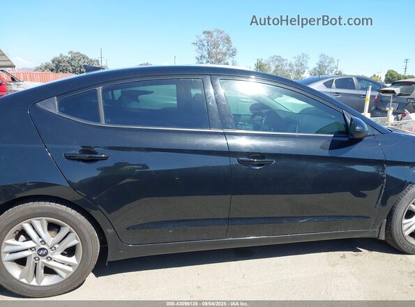 5NPD84LF1LH611230 2020 HYUNDAI ELANTRA Black უკანა სალონის ხედი
