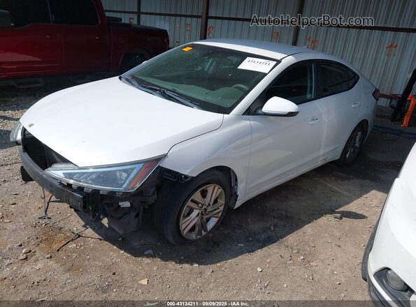 5NPD84LF3LH500808 2020 HYUNDAI ELANTRA Black Առջևի ձախ երեք քառորդ տեսարան