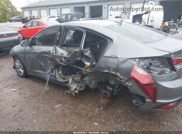 5NPD84LF3LH540046 2020 HYUNDAI ELANTRA Gray წინა ხედი
