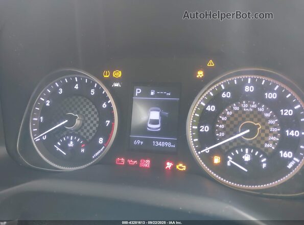 5NPD84LF3LH540046 2020 HYUNDAI ELANTRA Gray უკანა სავარძლების ხედი