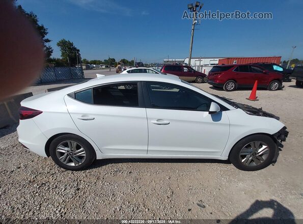 5NPD84LF3LH585293 2020 HYUNDAI ELANTRA White უკანა სალონის ხედი