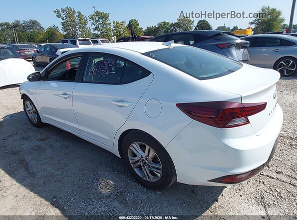 5NPD84LF3LH585293 2020 HYUNDAI ELANTRA White უკანა მარცხენა