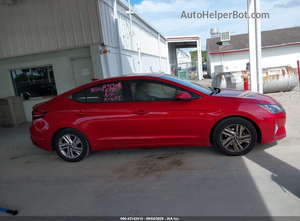 5NPD84LF3LH587934 2020 HYUNDAI ELANTRA Maroon Вид задньої частини салону