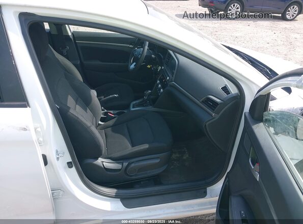 5NPD84LF3LH630586 2020 HYUNDAI ELANTRA White წინა სალონის ხედი
