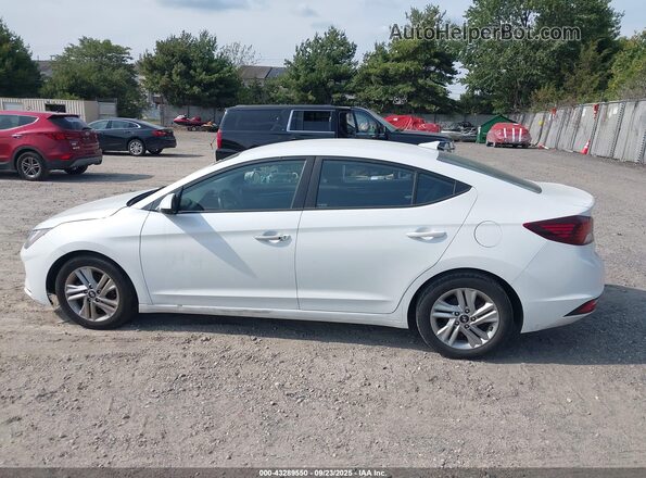 5NPD84LF3LH630586 2020 HYUNDAI ELANTRA White უკანა სალონის ხედი