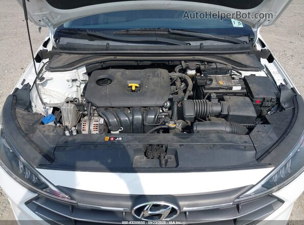 5NPD84LF3LH630586 2020 HYUNDAI ELANTRA White უკანა ხედი