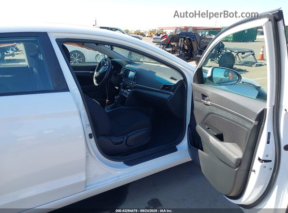 5NPD84LF4LH542968 2020 HYUNDAI ELANTRA White Vista interior delantera