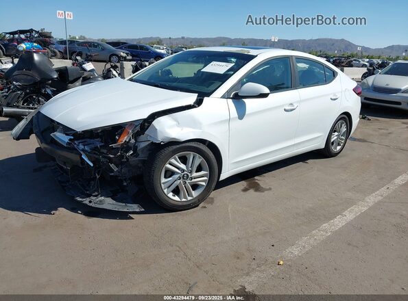 5NPD84LF4LH542968 2020 HYUNDAI ELANTRA White Vista tres cuartos delantera izquierda