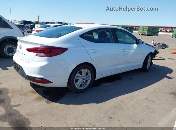 5NPD84LF4LH542968 2020 HYUNDAI ELANTRA White Trasero derecho
