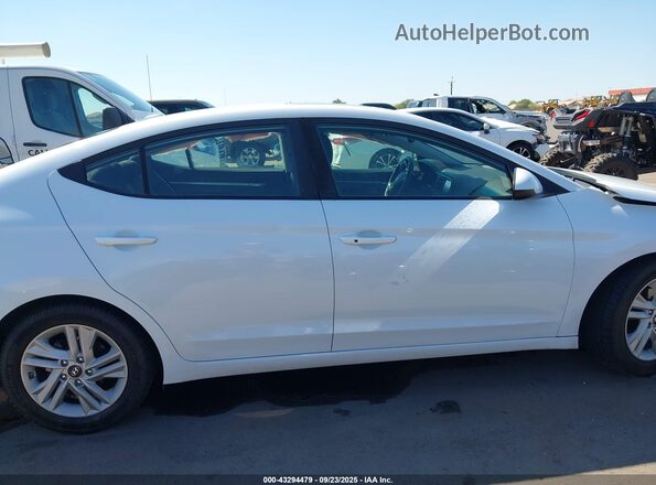 5NPD84LF4LH542968 2020 HYUNDAI ELANTRA White Vista interior trasera