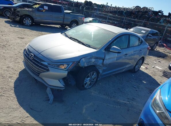 5NPD84LF4LH557020 2020 HYUNDAI ELANTRA Серебряный Передняя левая четверть