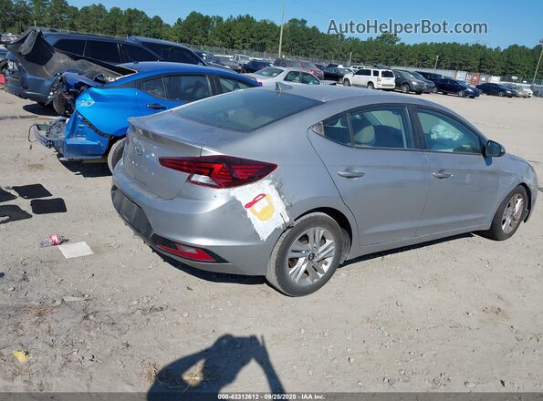 5NPD84LF4LH557020 2020 HYUNDAI ELANTRA Серебряный Задняя правая четверть