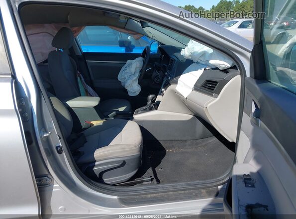 5NPD84LF4LH557020 2020 HYUNDAI ELANTRA Серебряный Вид салона спереди