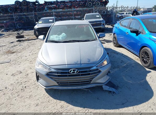 5NPD84LF4LH557020 2020 HYUNDAI ELANTRA Серебряный Вид щитка приборов
