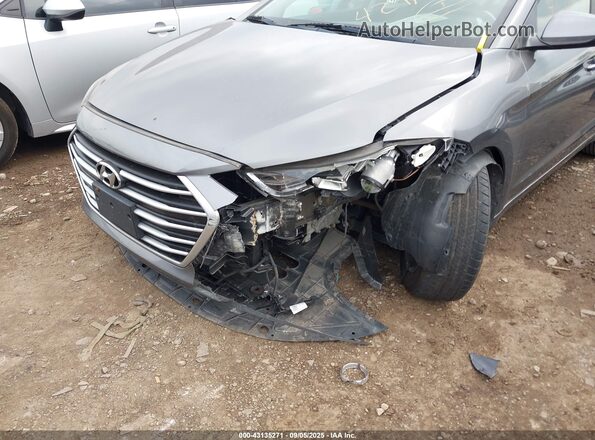 5NPD84LF5JH402506 2018 HYUNDAI ELANTRA Gray Front view