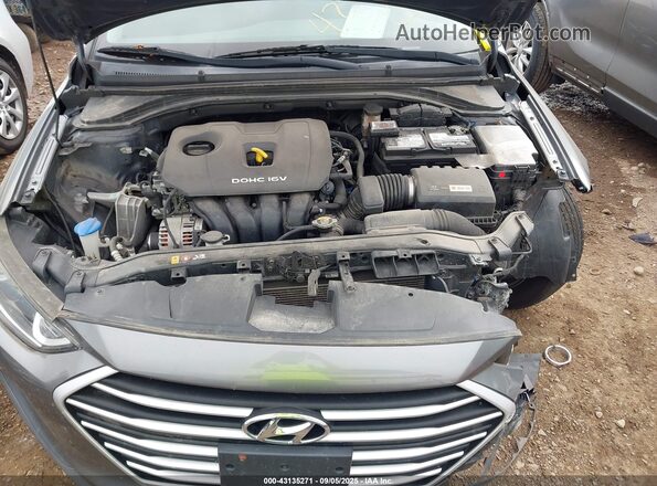 5NPD84LF5JH402506 2018 HYUNDAI ELANTRA Gray Rear view